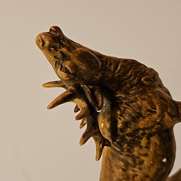 1970's UCTCI Japan Ceramic Elk Figurine - Picture 12 of 14